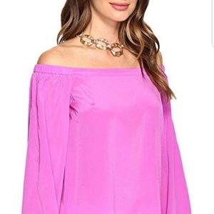 Lilly Pulitzer Silk Adria blouse XL